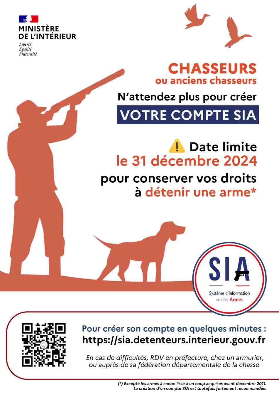 Affiche d information sur le sia